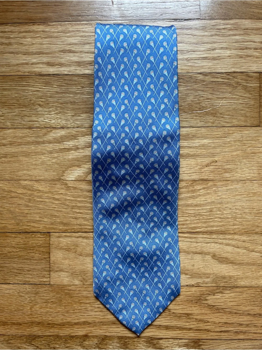 Vineyard Vines Lacrosse Patterned Silk Men's Tie